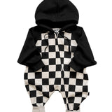 Hooded Fleece Romper in Venice (PREORDER)