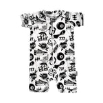 Bamboo Zippy Shortie in Warped Tour - Rebel Bro