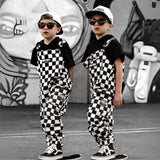 The Live Fast Checkered Overall in Venice - Rebel Bro
