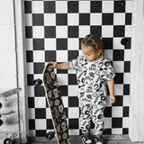 Organic Ribbed Set in Cool Kid