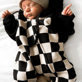 Hooded Fleece Romper in Venice (PREORDER)