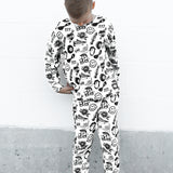 Organic Ribbed Set in Cool Kid