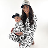 Women’s Bamboo Henley Two Piece Set in Cool Kid