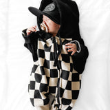 Hooded Fleece Romper in Venice (PREORDER)