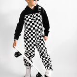The Live Fast Checkered Overall in Venice - Rebel Bro