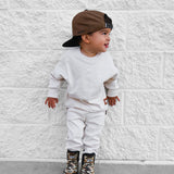 Organic Ribbed Set in Oat (COMING SOON)