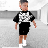 Short Sleeve Hoodie in Cool Kid