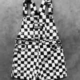 Women's Cut Off Overalls in Vintage Venice