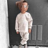 Organic Ribbed Set in Oat (COMING SOON)