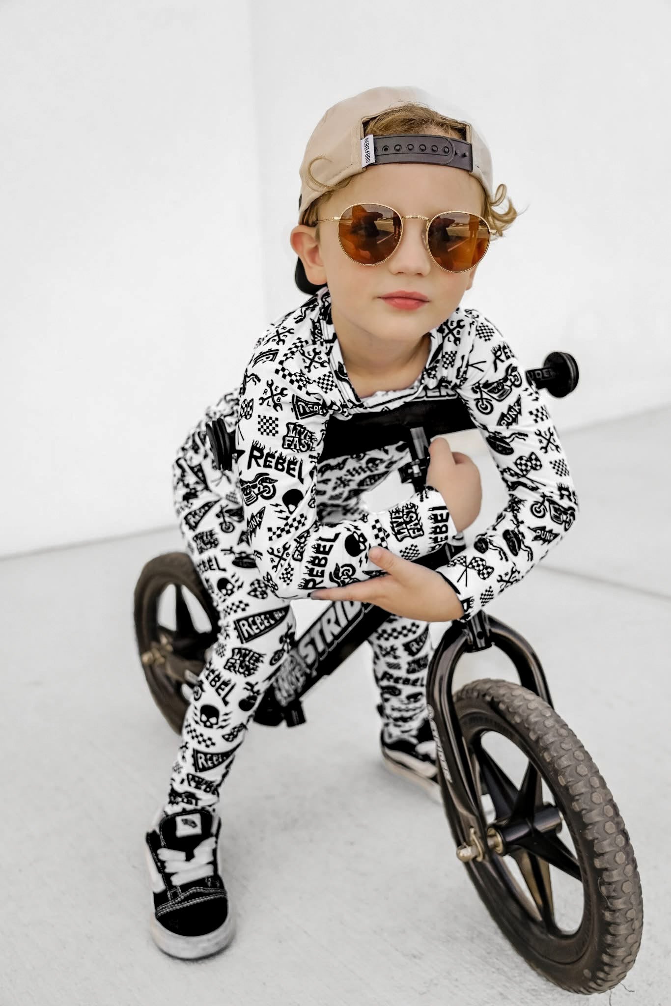 Bamboo Two Piece Set in Live Fast - Rebel Bro