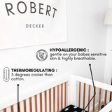 Bamboo Crib Sheet - Jagger - Rebel Bro
