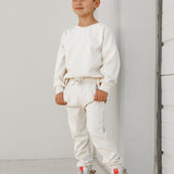 Organic Ribbed Set in Oat
