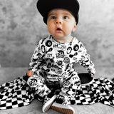 Organic Ribbed Set in Cool Kid