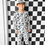 Organic Ribbed Set in Cool Kid (COMING SOON)