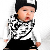 Bamboo Bandana Bib in Cool Kid