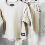 Organic Ribbed Set in Oat (COMING SOON)
