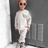 Organic Ribbed Set in Oat (COMING SOON)