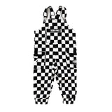The Live Fast Checkered Overall in Venice - Rebel Bro