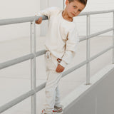 Organic Ribbed Set in Oat