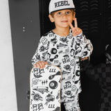 Organic Ribbed Set in Cool Kid (COMING SOON)