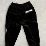 Cargo Pants in Black Corduroy (PREORDER)