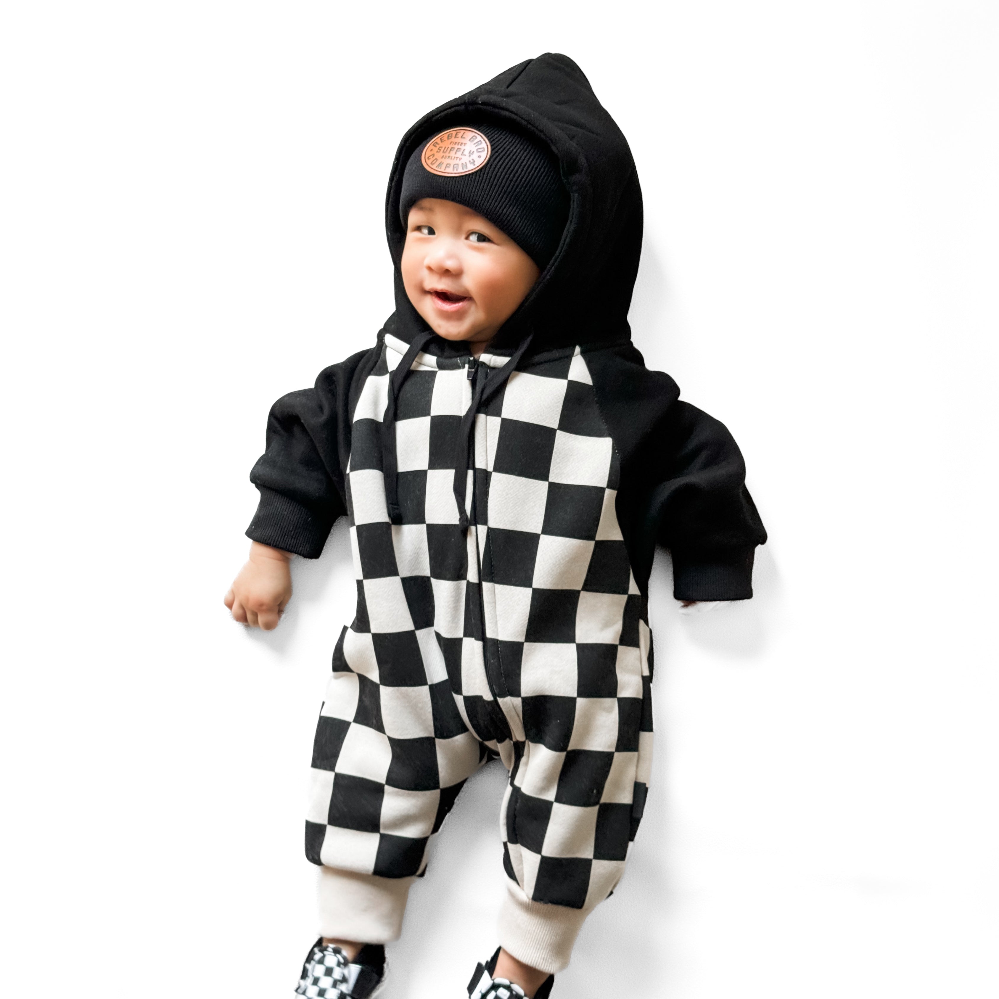Hooded Rebel Romper in Venice (FINAL SALE) - Rebel Bro