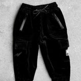 Cargo Pants in Black Corduroy (PREORDER)