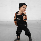 Overalls in Black Corduroy (PREORDER)
