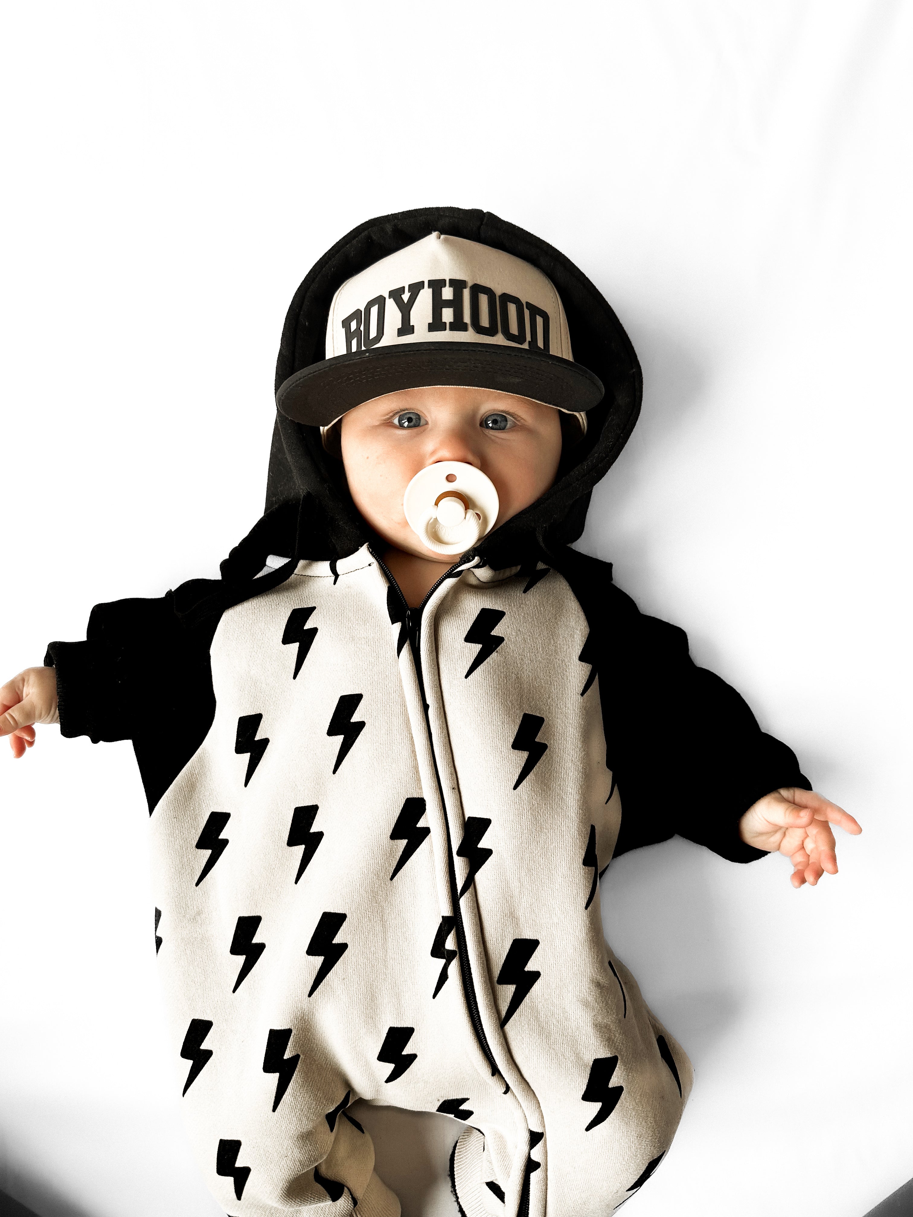 Hooded Rebel Romper in Bowie (FINAL SALE) - Rebel Bro