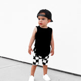 Bamboo Tank in Black