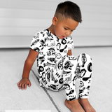 Bamboo Two Piece Set in Cool Kid