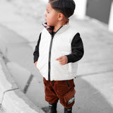 Reversible Puffer Vest in Ranger (PREORDER)