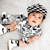 Bamboo Zippy Shortie in Cool Kid