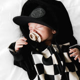 Hooded Fleece Romper in Venice (PREORDER)