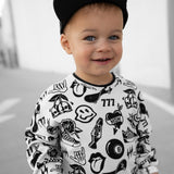 Organic Ribbed Set in Cool Kid (COMING SOON)