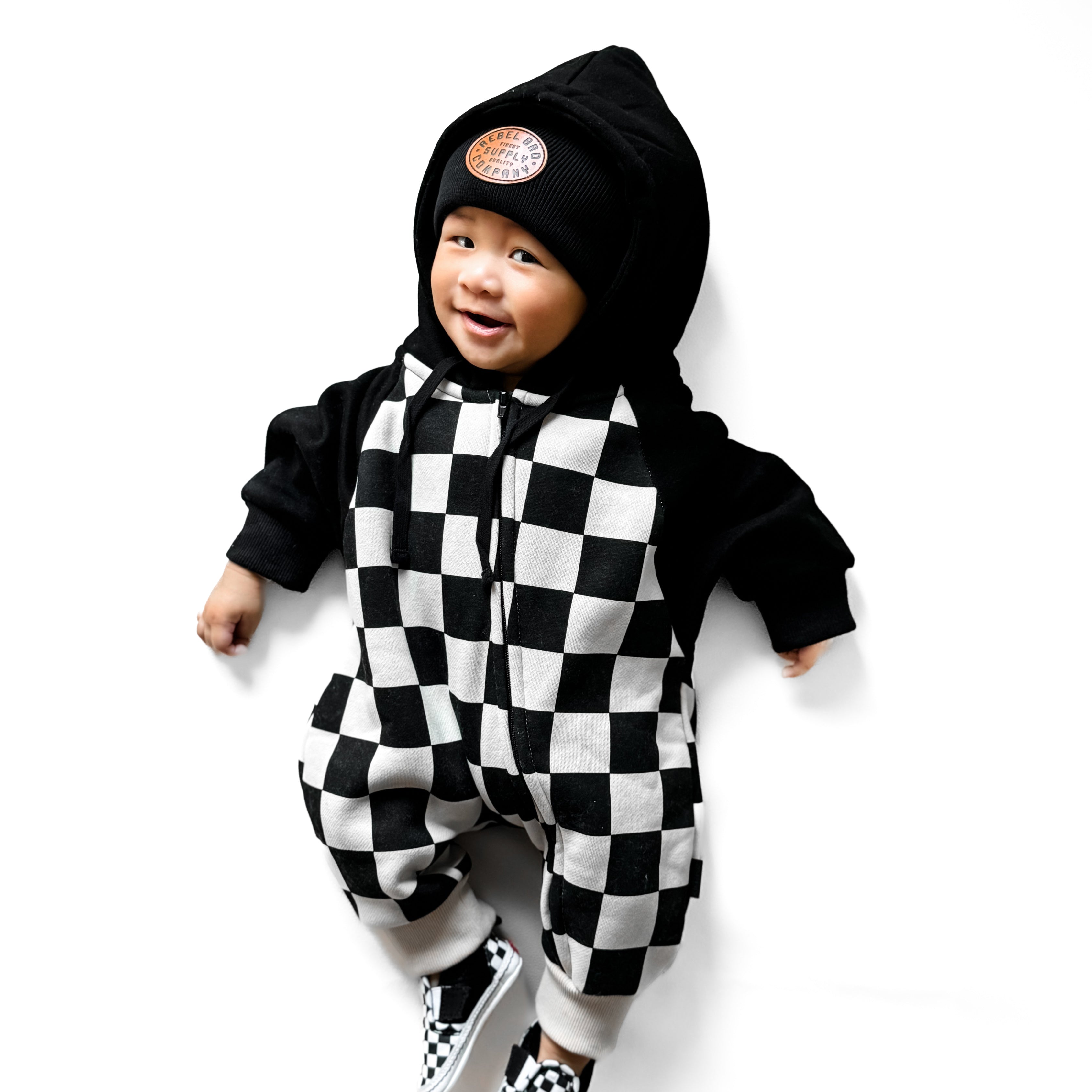 Hooded Rebel Romper in Venice (FINAL SALE) - Rebel Bro
