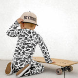 Bamboo Zippy Sleeper in Live Fast - Rebel Bro
