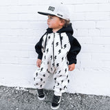 Hooded Rebel Romper in Bowie (FINAL SALE) - Rebel Bro