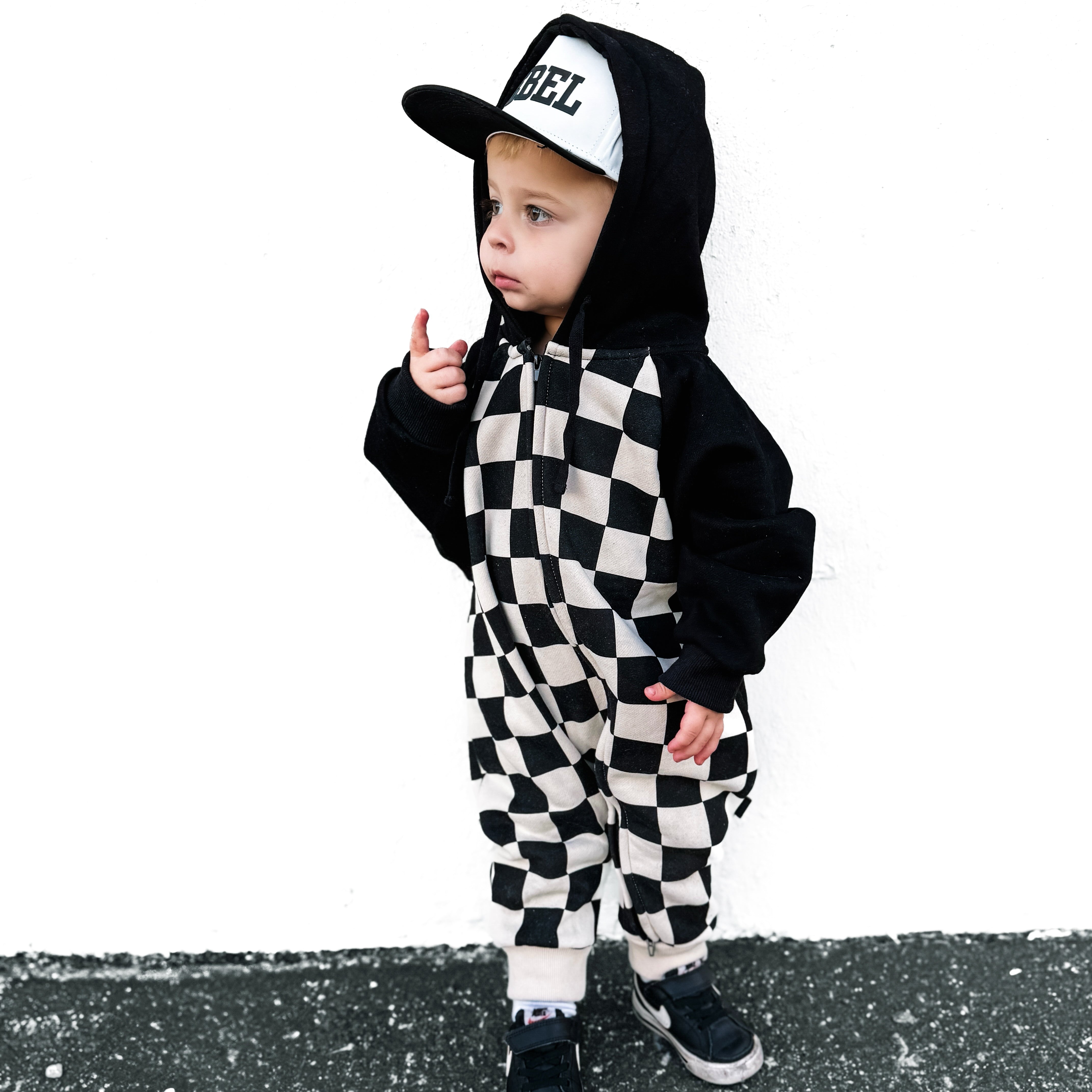 Hooded Rebel Romper in Venice (FINAL SALE) - Rebel Bro