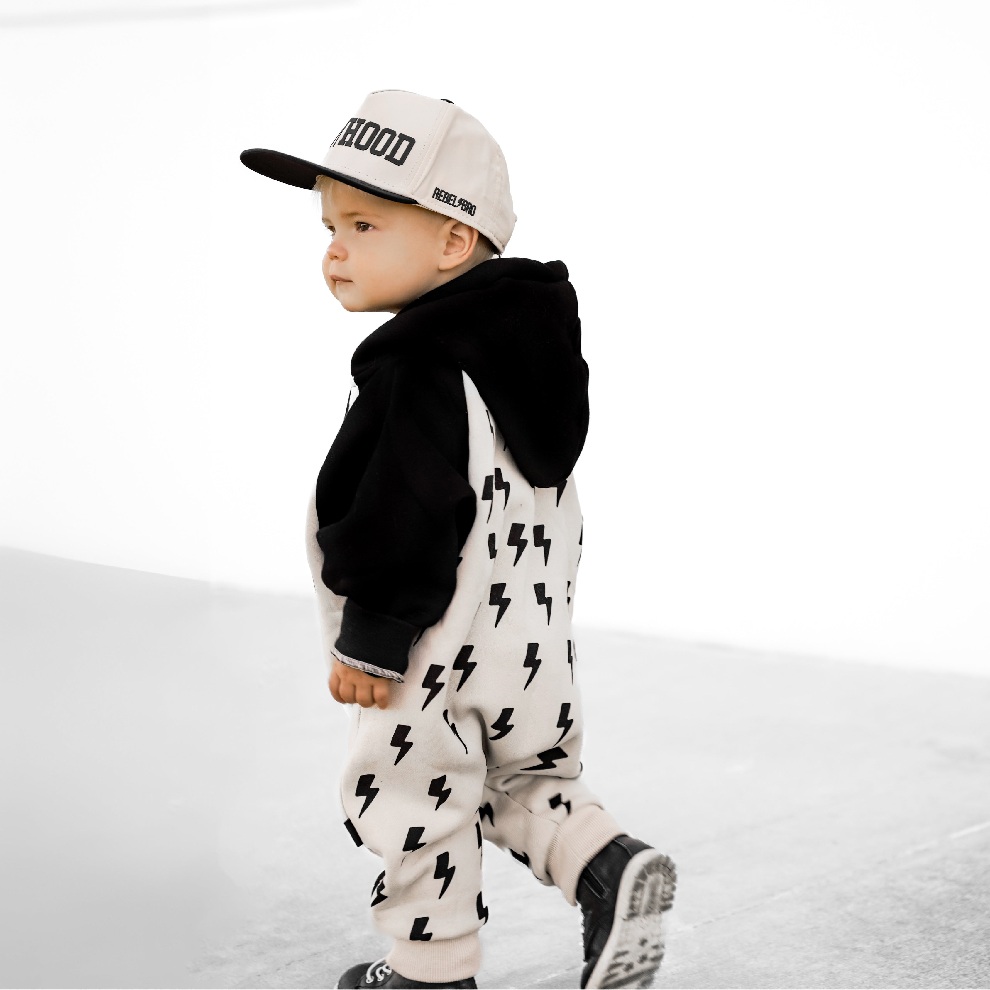 Hooded Rebel Romper in Bowie (FINAL SALE) - Rebel Bro