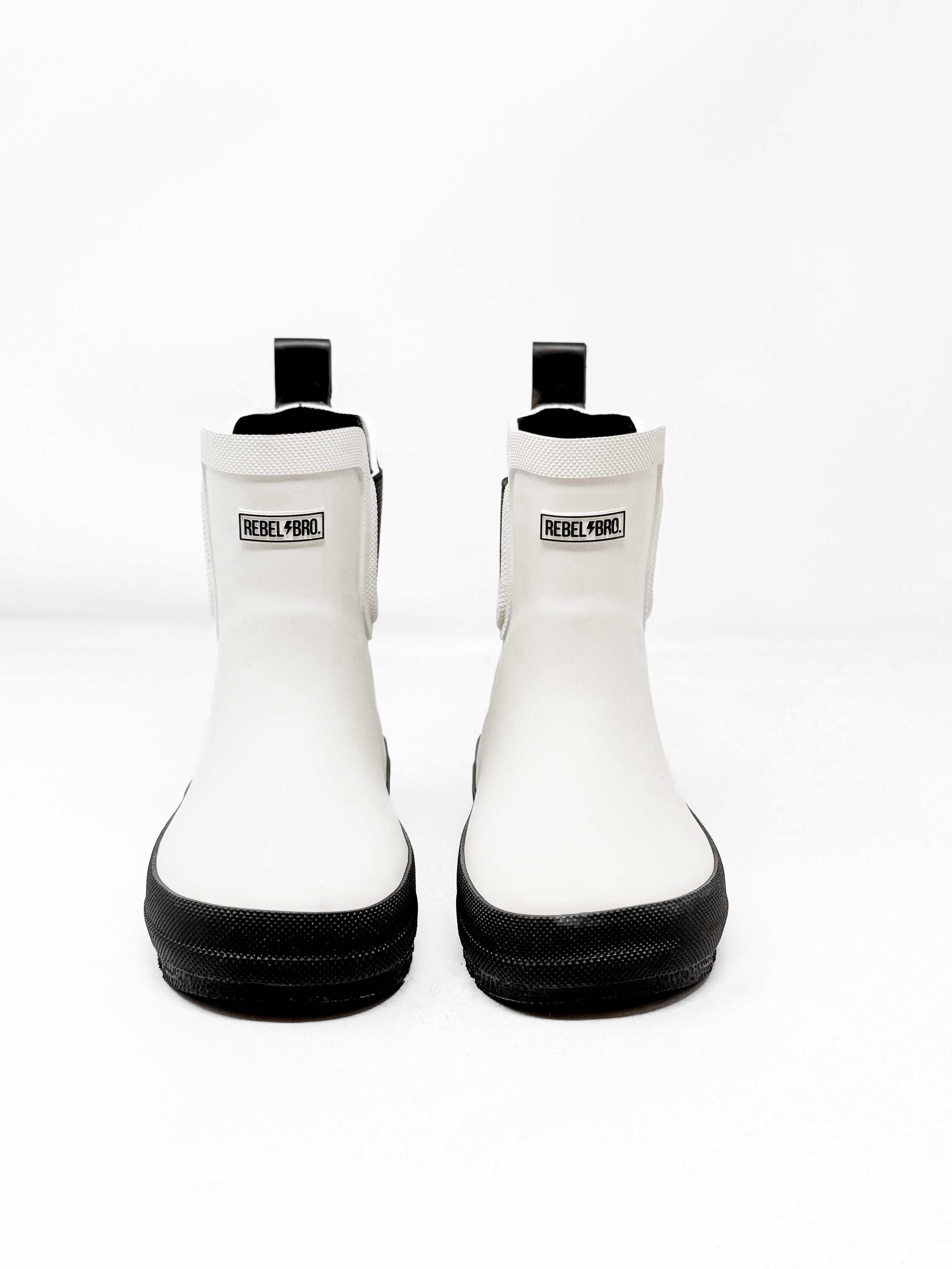 The Core-Classic Midi Boot in Black / White - Rebel Bro