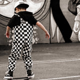 The Live Fast Checkered Overall in Venice - Rebel Bro