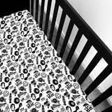 Bamboo Crib Sheet in Cool Kid