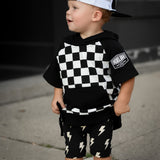 Short Sleeve Hoodie in Venice