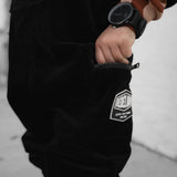 Overalls in Black Corduroy (PREORDER)
