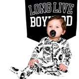 Bamboo Zippy Sleeper in Cool Kid