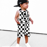 Cut Off Overalls in Vintage Venice
