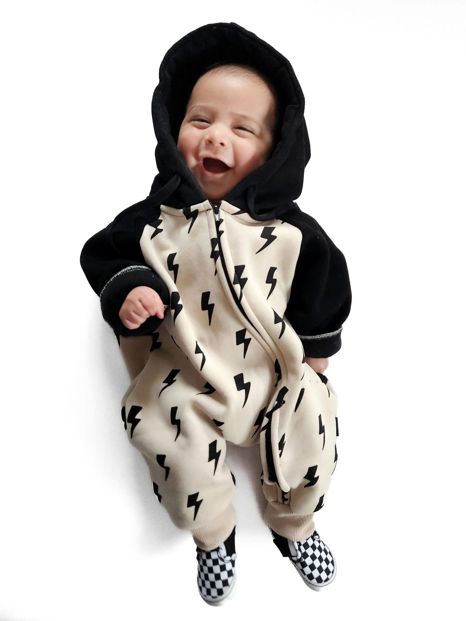 Hooded Rebel Romper in Bowie (FINAL SALE) - Rebel Bro