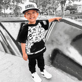 Short Sleeve Hoodie in Cool Kid