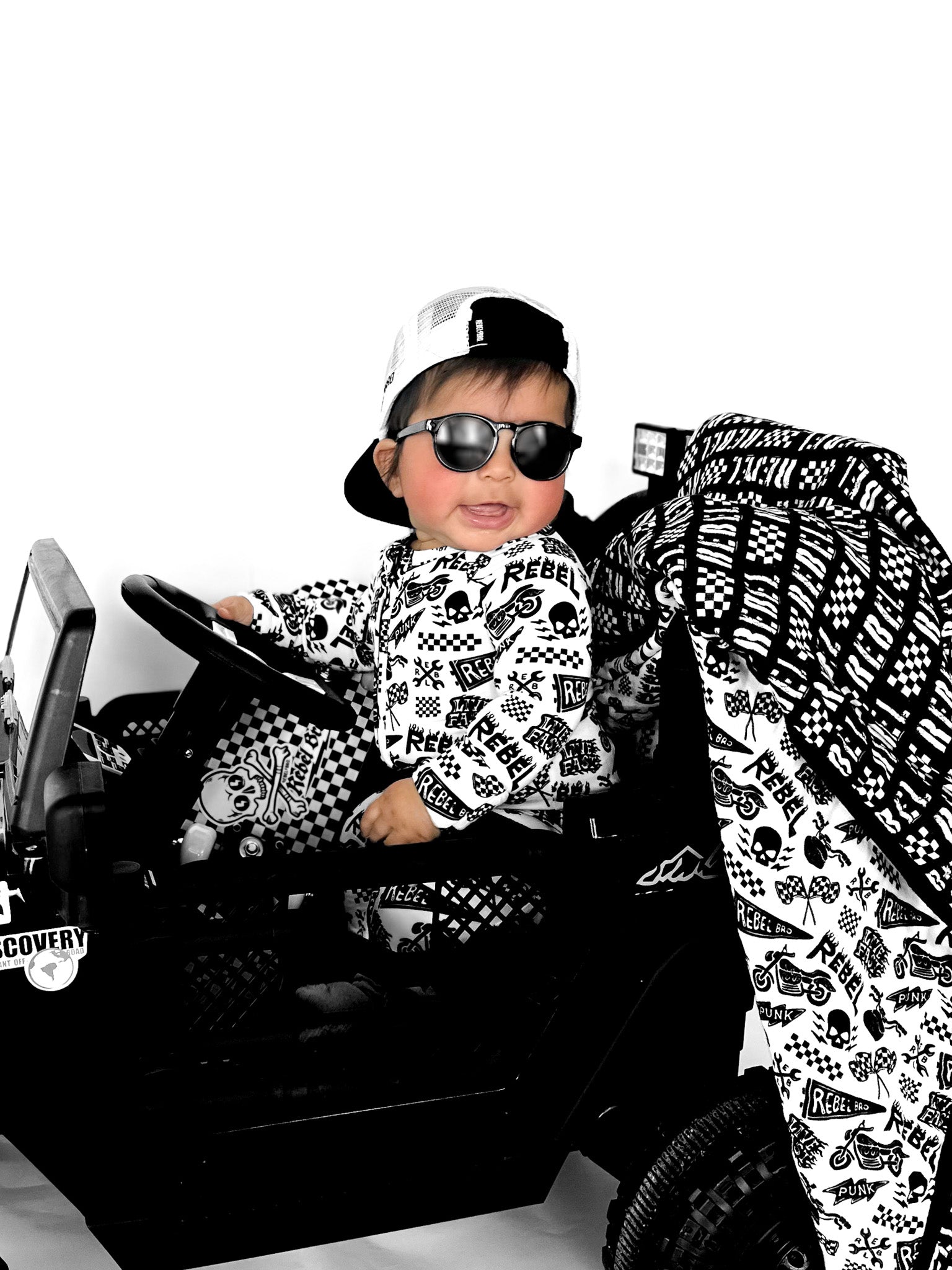 Live Fast x Rebel Racer Organic Muslin Quilt - Rebel Bro